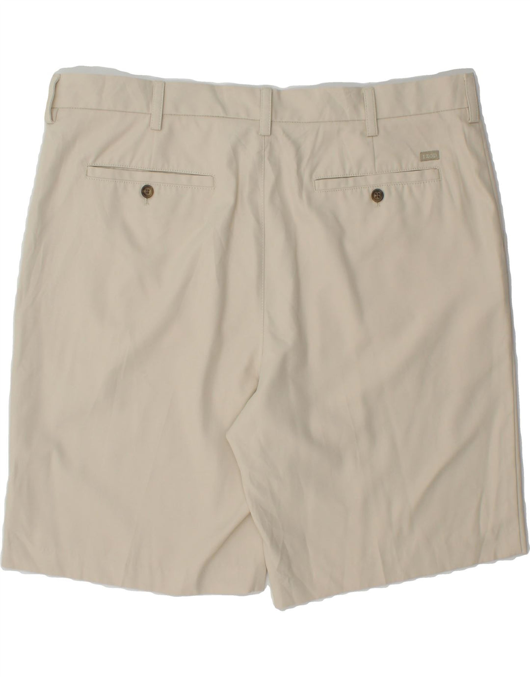 IZOD Mens Chino Shorts W42 2XL Beige Polyester Vintage Izod and Second-Hand Izod from Messina Hembry 