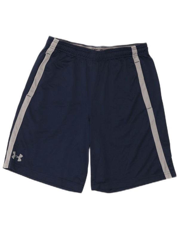 Under Armour Herren Heat Gear Sportshorts, groß, Marineblau, Farbblock