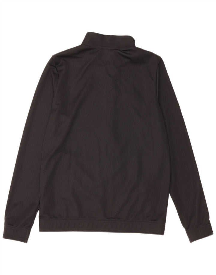 ADIDAS Jungen Aeroready Trainingsanzug Top Jacke 13-14 Jahre Schwarzes Polyester