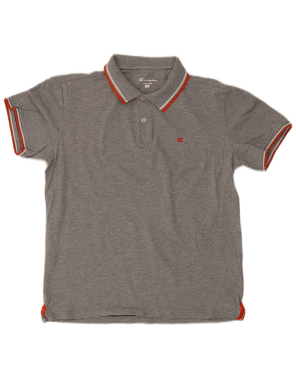 Champion Herren Heritage Fit Poloshirt, große graue Baumwolle