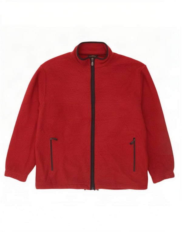 Marks & Spencer Herren St. Michael Fleecejacke UK 40 Large Burgund