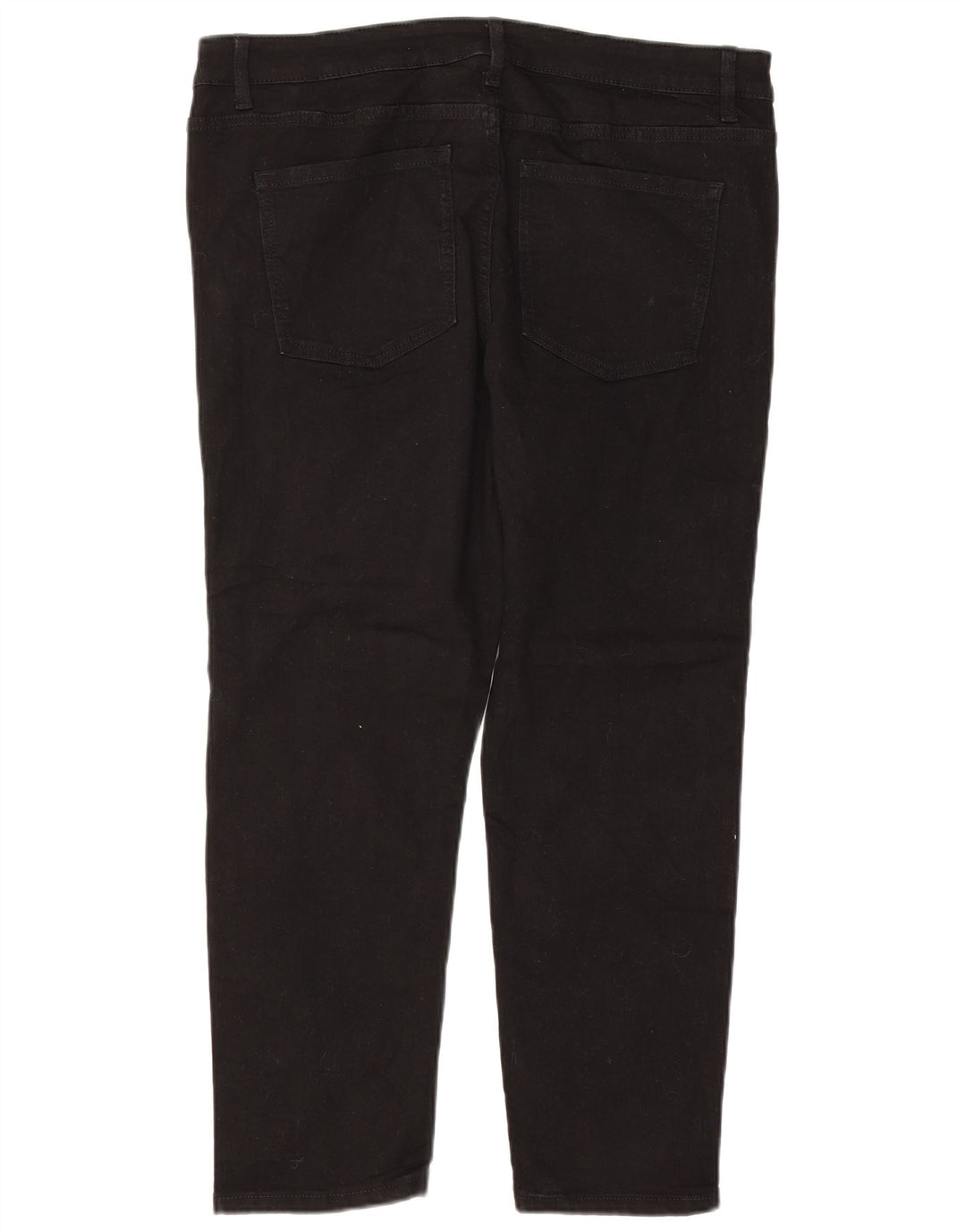 MARKS & SPENCER Damen Lily Slim Jeans UK 18 XL W36 L26 Schwarze Baumwolle