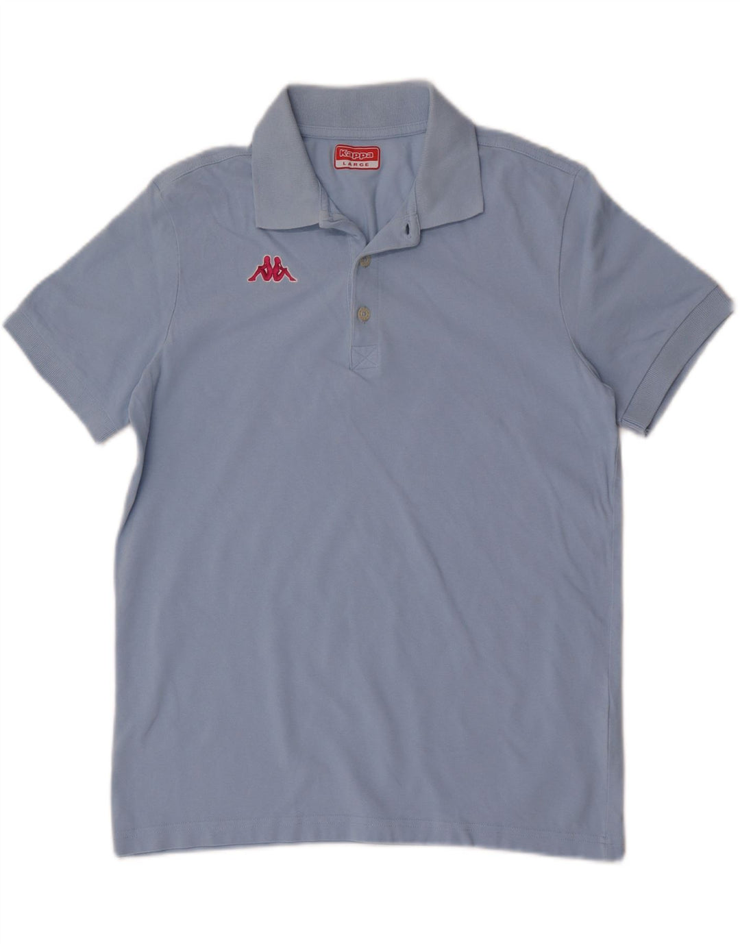 Kappa Herren-Poloshirt, große blaue Baumwolle