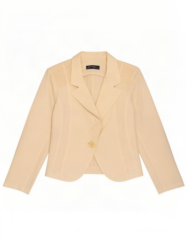 Rinascimento Damen 1-Knopf-Blazerjacke UK 6 XS Off White