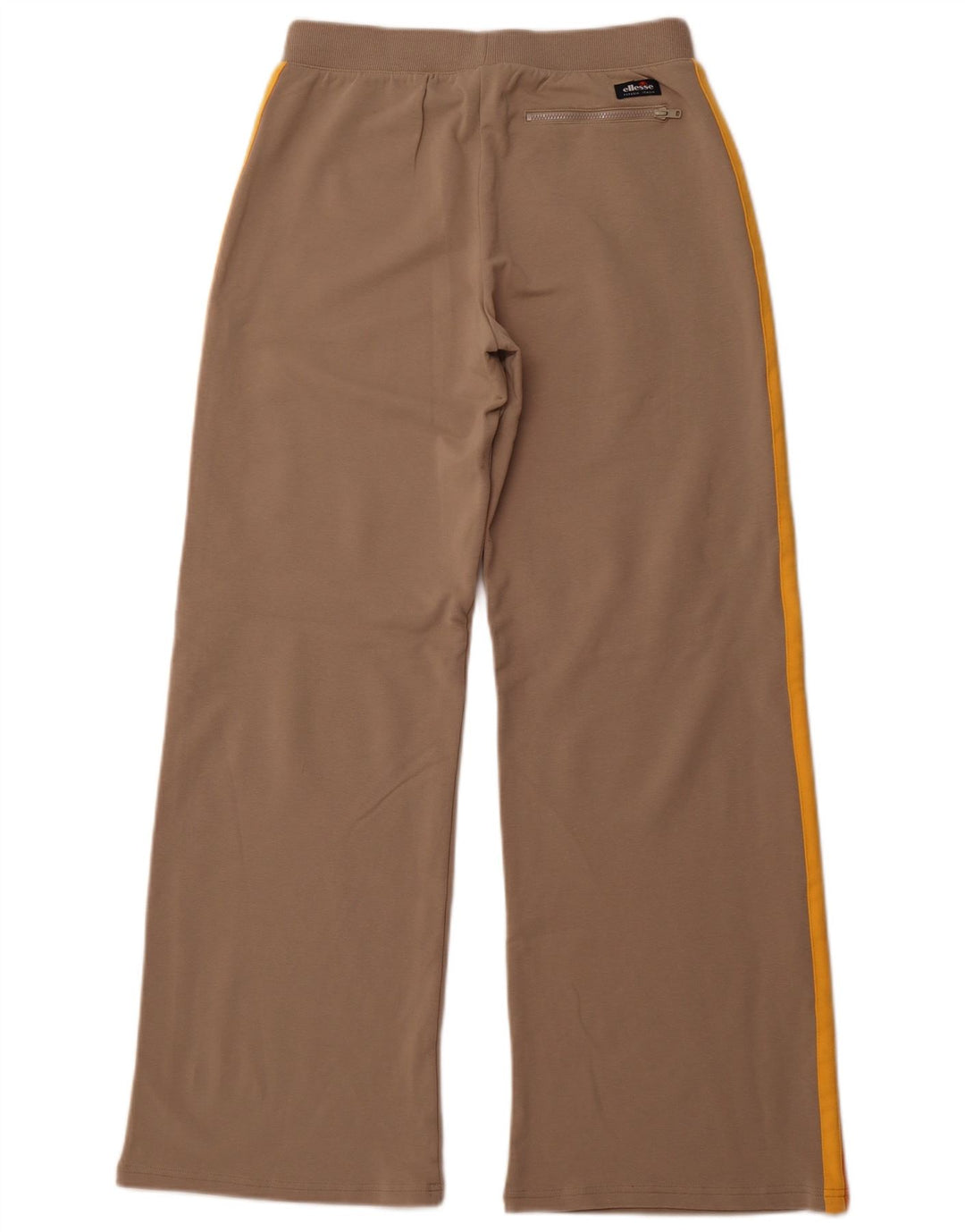 ELLESSE Damen-Trainingshose mit weitem Bein, UK 12, Mittelbeige, Farbblock