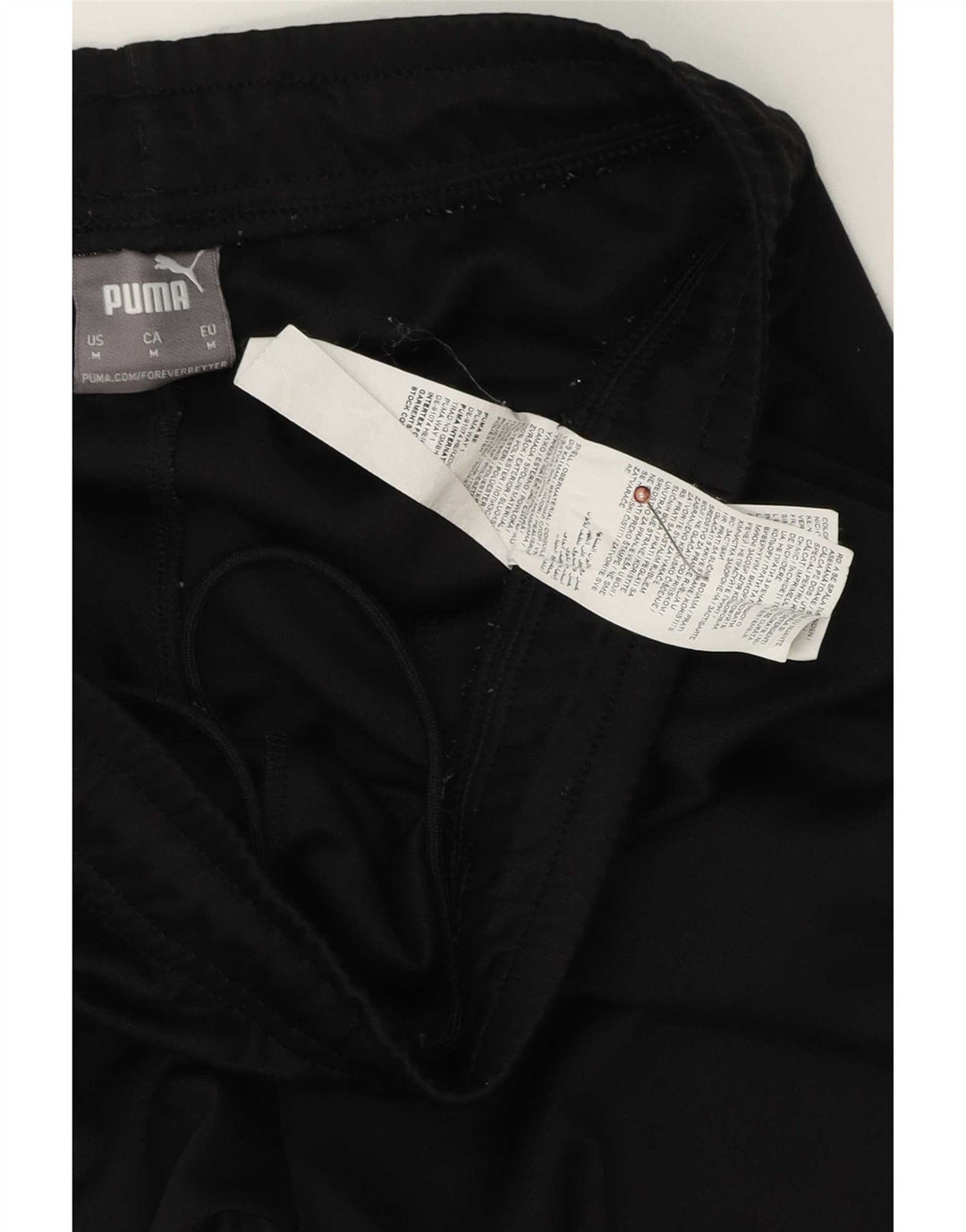 Puma Herren-Trainingshose, Mittelschwarzes Farbblock-Polyester