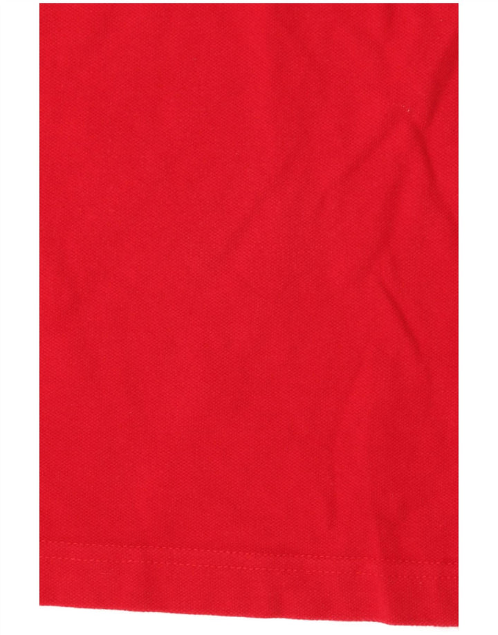 Crew Clothing Herren-Poloshirt, groß, rote Baumwolle
