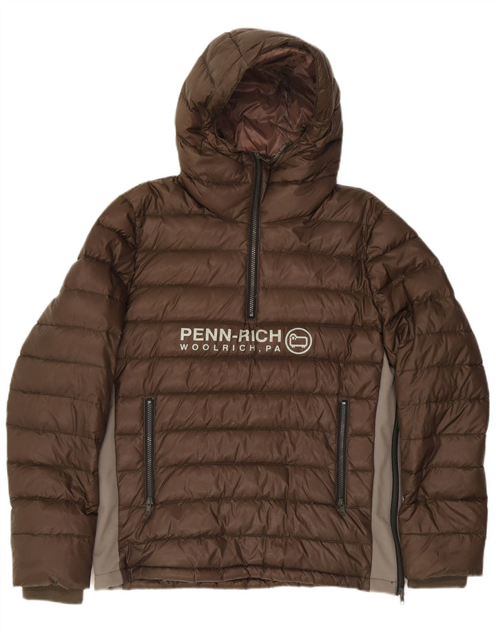 Woolrich Herren Penn-Rich Graphic Wattierte Jacke UK 38 Medium Khaki