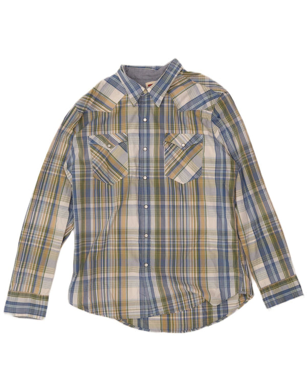 LEVI'S Herren-Flanellhemd XL, mehrfarbig, kariert, Baumwolle