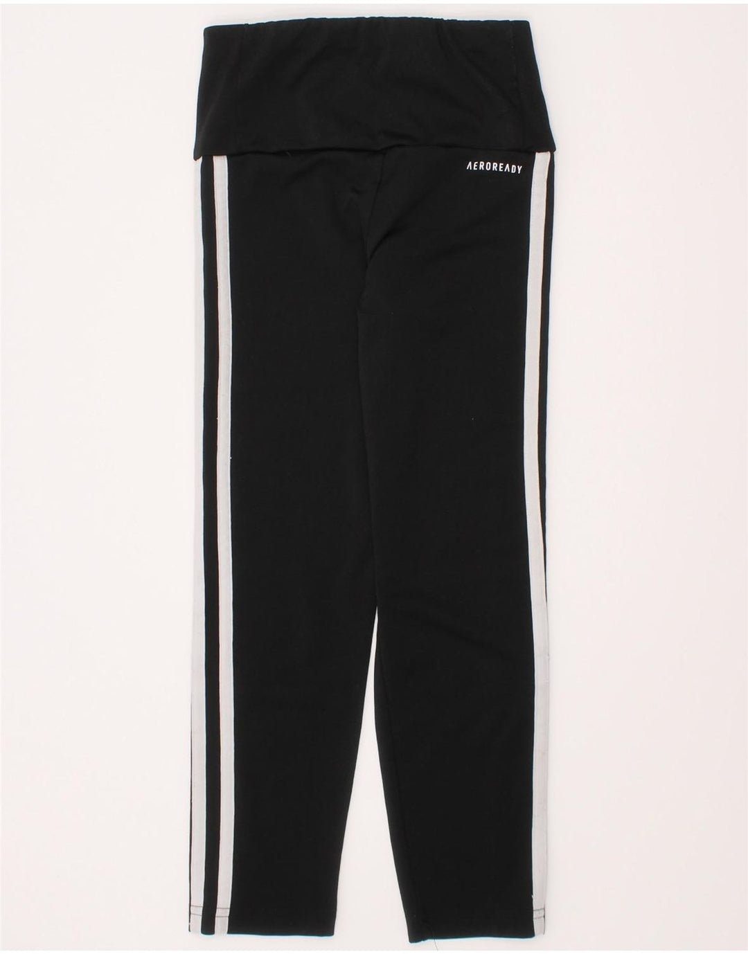 ADIDAS Aeroready-Leggings für Mädchen, 7–8 Jahre, schwarzes Polyester