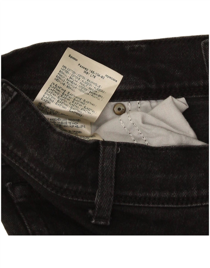 Wrangler Herren-Jeans mit normaler Passform, gerade Passform, W36, L30, schwarze Baumwolle