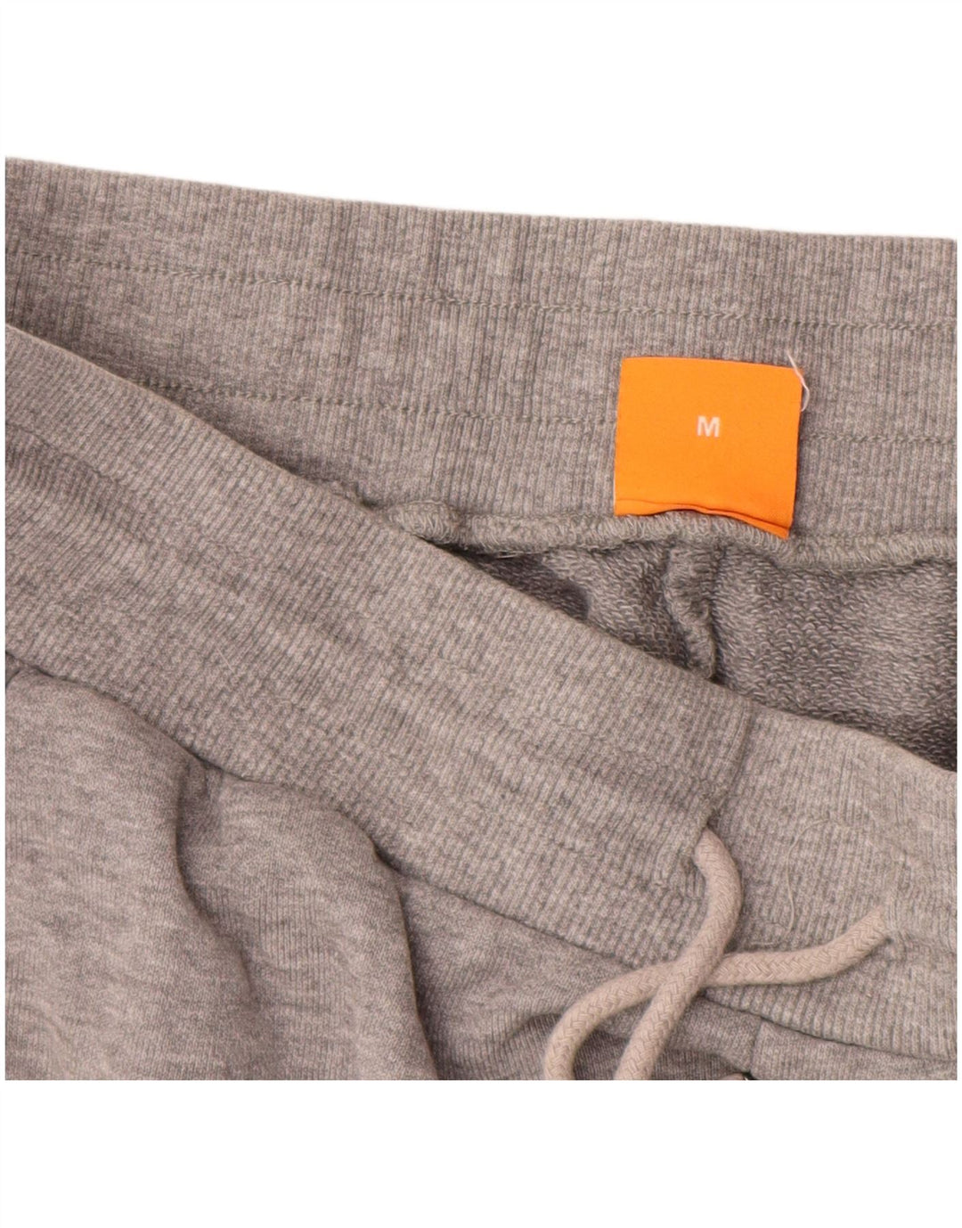 HUGO BOSS Herren-Trainingshose, Jogginghose, mittelgraue Baumwolle