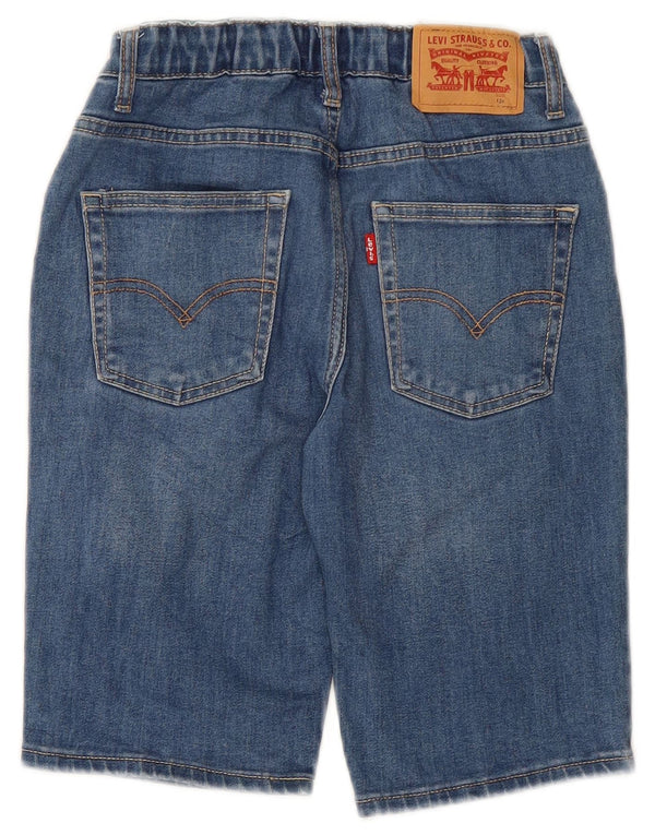 LEVI'S Jungen-Jeansshorts, 11–12 Jahre, W24, blaue Baumwolle