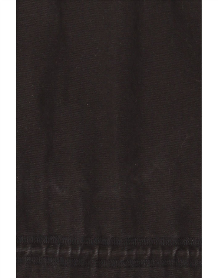 Adidas Herren Militärjacke UK 40 Große schwarze Baumwolle