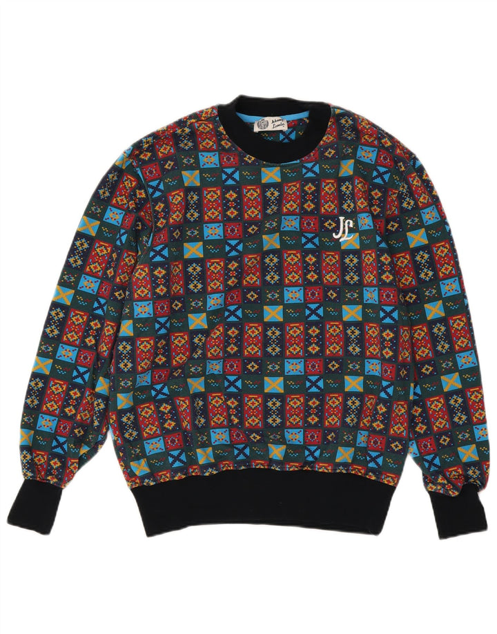 JOHNNY LAMBS Herren Sweatshirt Pullover Medium Mehrfarbig Geometrisch