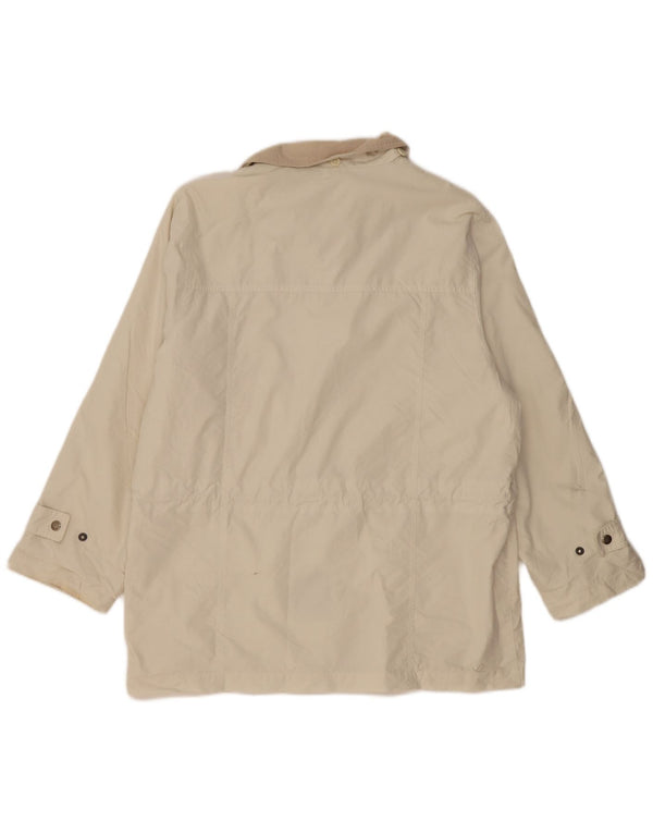 London Fog Damen Windjacke UK 16 Large Beige Baumwolle