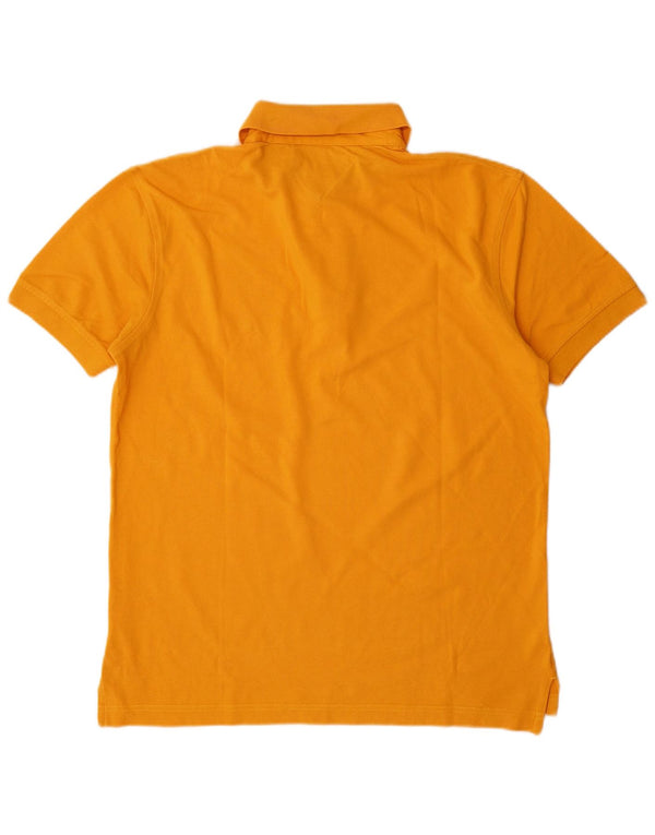 Tommy Hilfiger Herren-Poloshirt, große gelbe Baumwolle