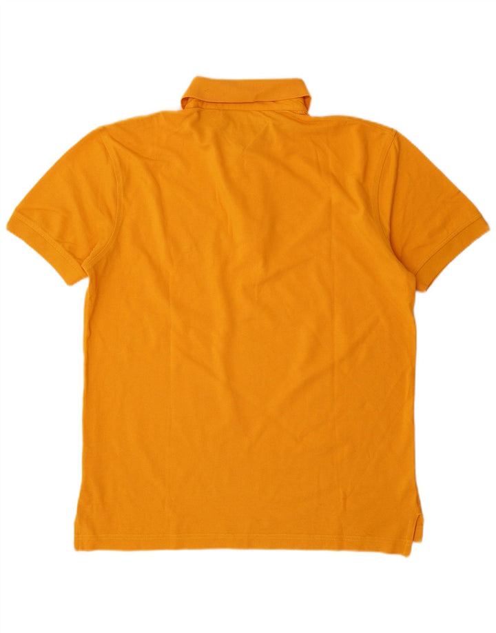 Tommy Hilfiger Herren-Poloshirt, große gelbe Baumwolle