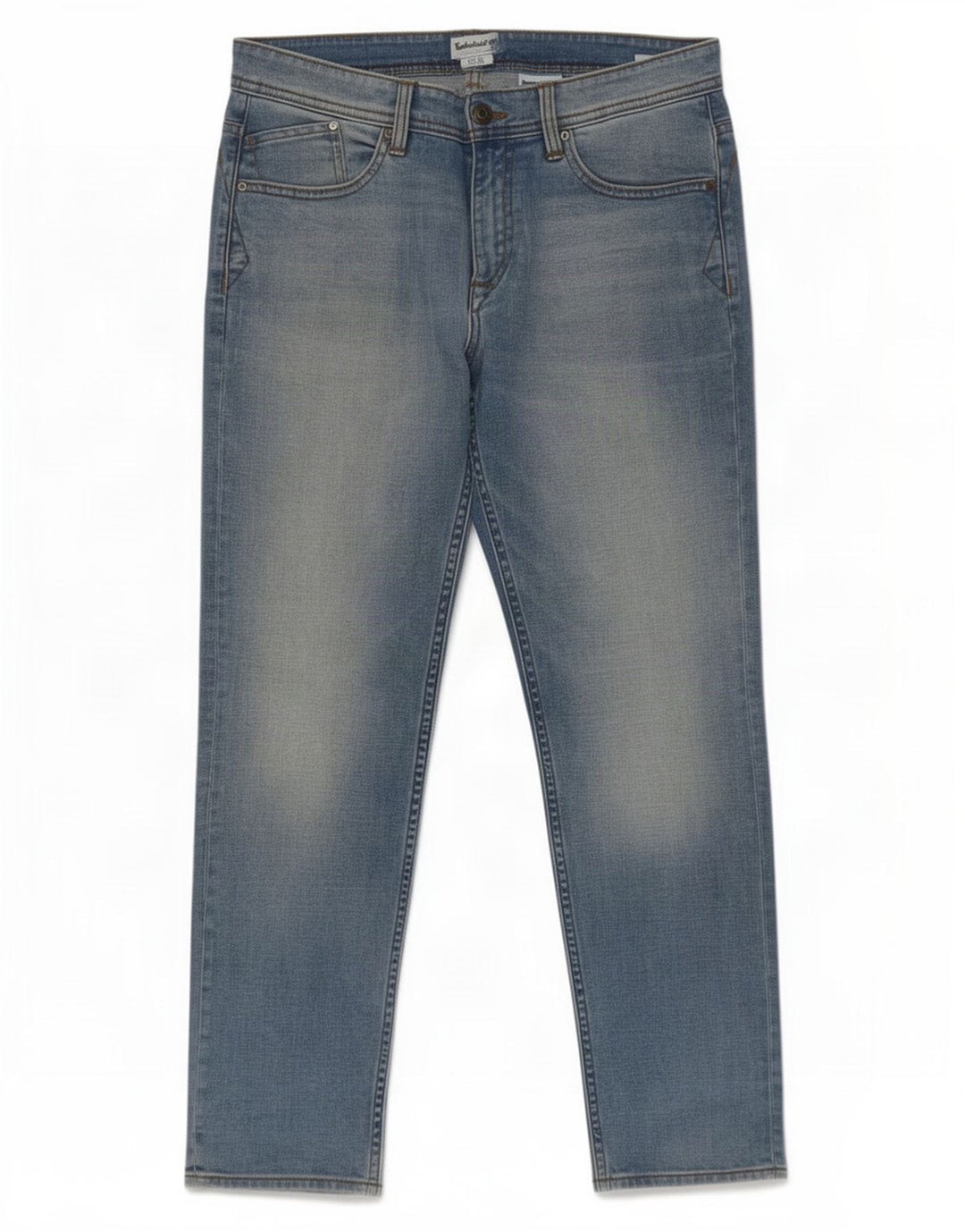 Timberland Herren Slim Jeans W33 L30 Blaue Baumwolle