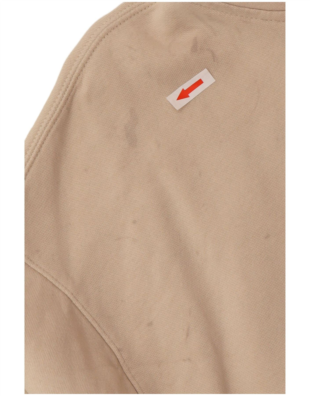 Nike Damen-Pullover mit übergroßem Kapuzenpullover, UK 14, mittelbeige Baumwolle
