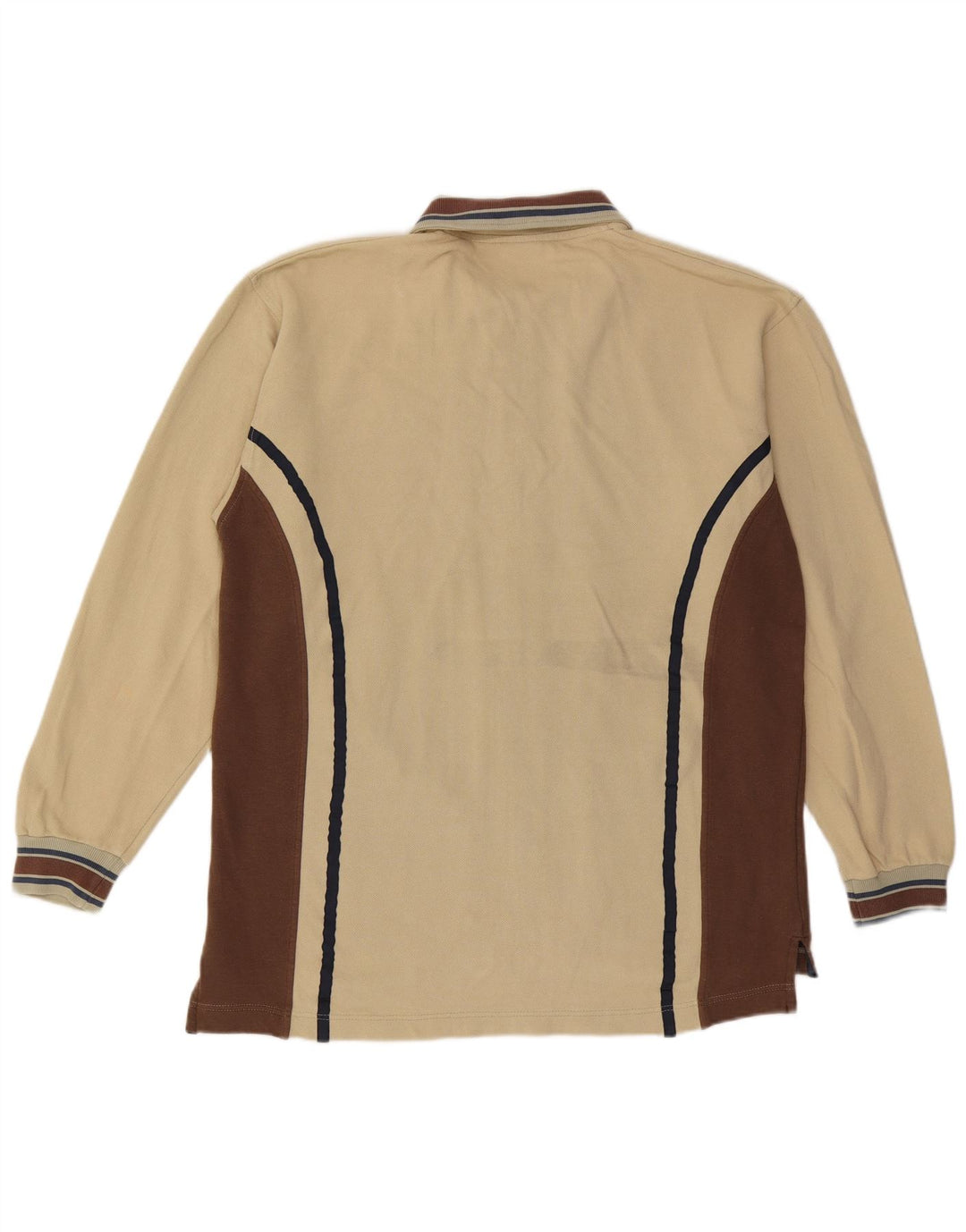 Asics Herren-Trainingsanzug-Oberteil, Jacke XL, Beige, Farbblock