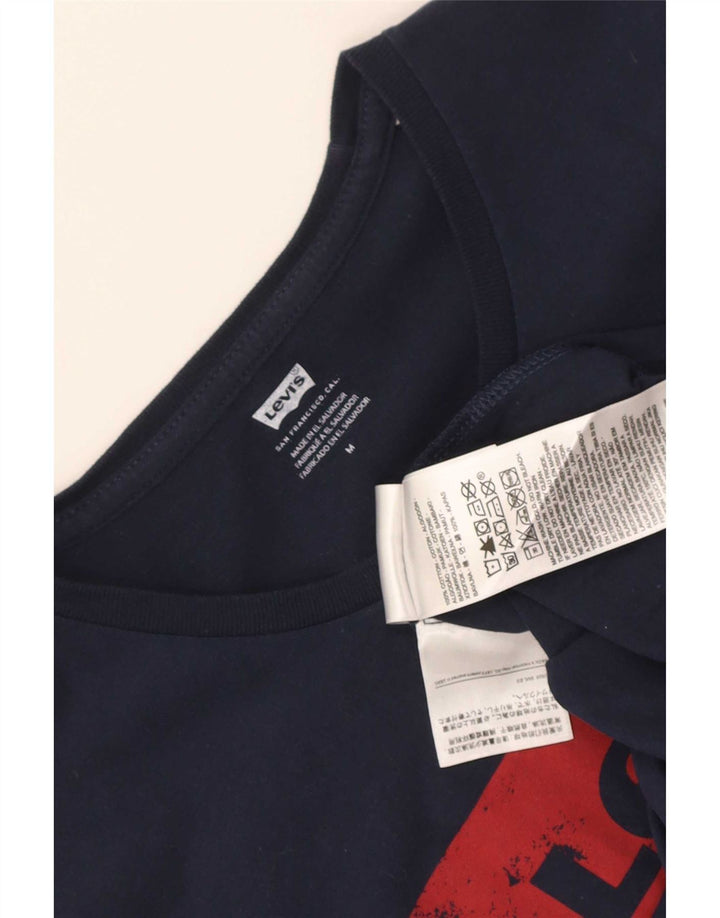 Levi's Herren-T-Shirt mit Grafik, mittelmarineblaue Baumwolle