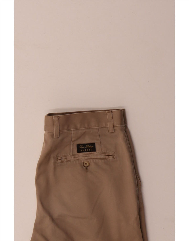 VINTAGE Gerade Herren-Chinohose W32 L30 Beige Cotton Classic