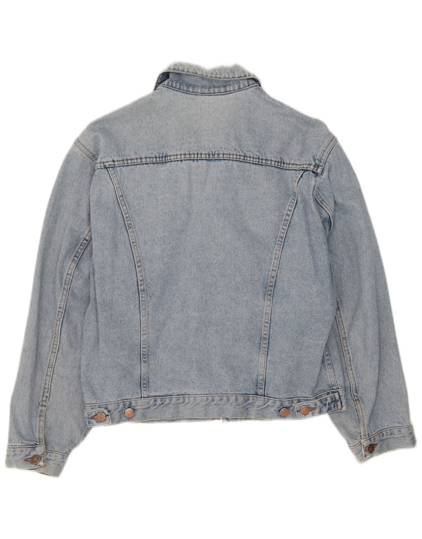 Vintage Damen Jeansjacke UK 16 Groß Blau
