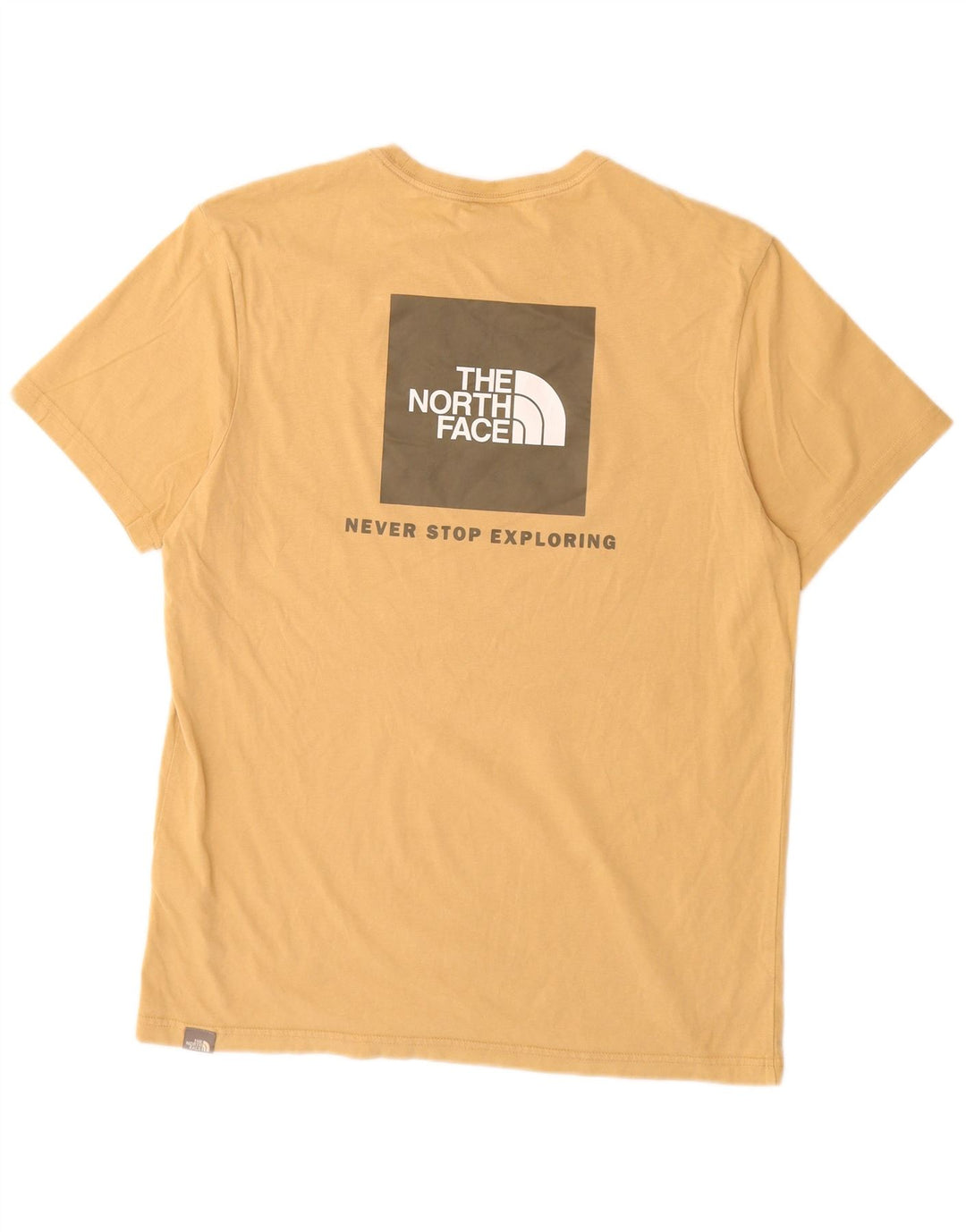 THE NORTH FACE Herren-T-Shirt mit Grafik, mittelbeige Baumwolle