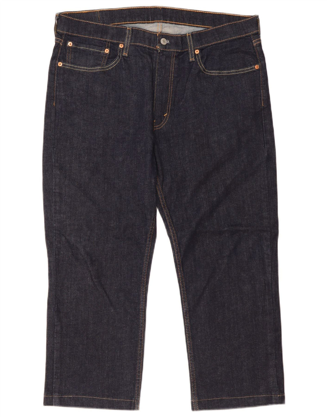 Levi's Herren 514 Capri Jeans W36 L24 Marineblau Baumwolle