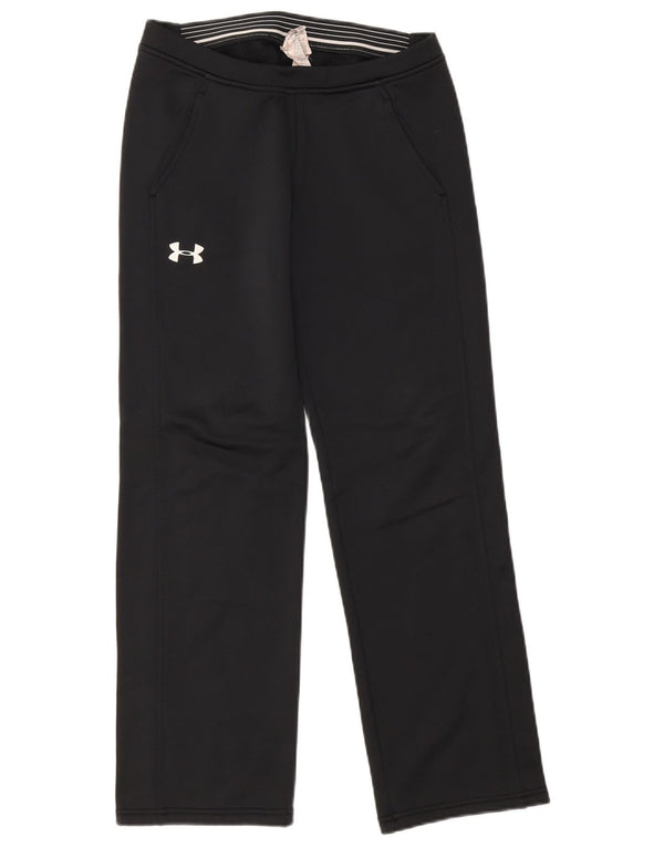 Under Armour Damen Cold Gear Graphic Trainingshose UK 12 Medium Schwarz