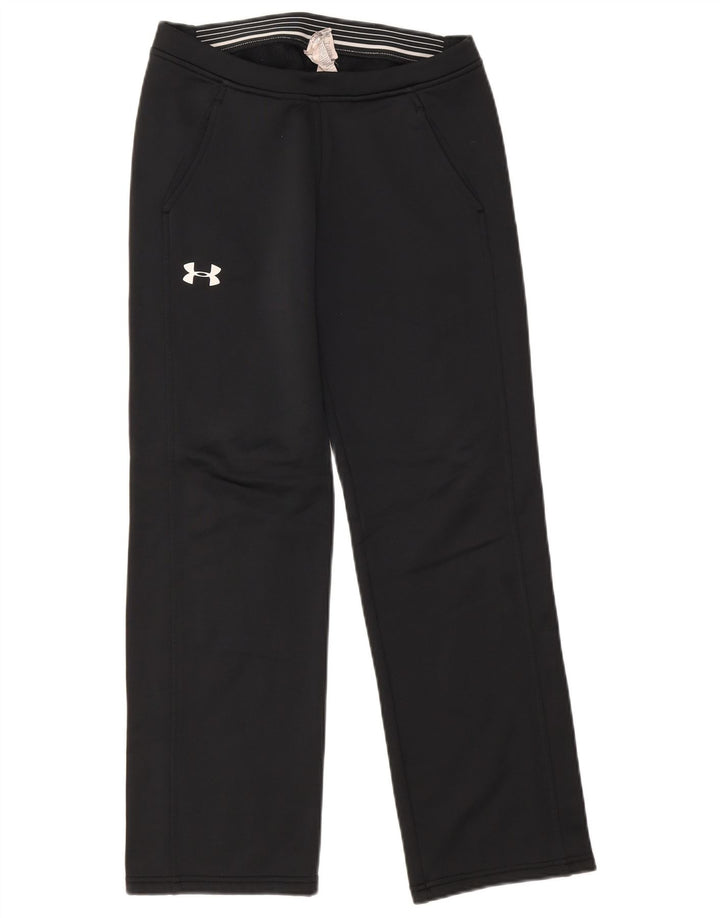 Under Armour Damen Cold Gear Graphic Trainingshose UK 12 Medium Schwarz
