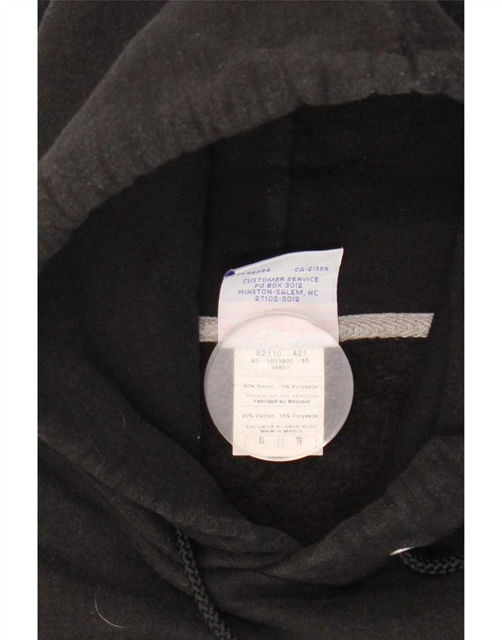 Champion Herren Kapuzenpullover XL aus schwarzer Baumwolle