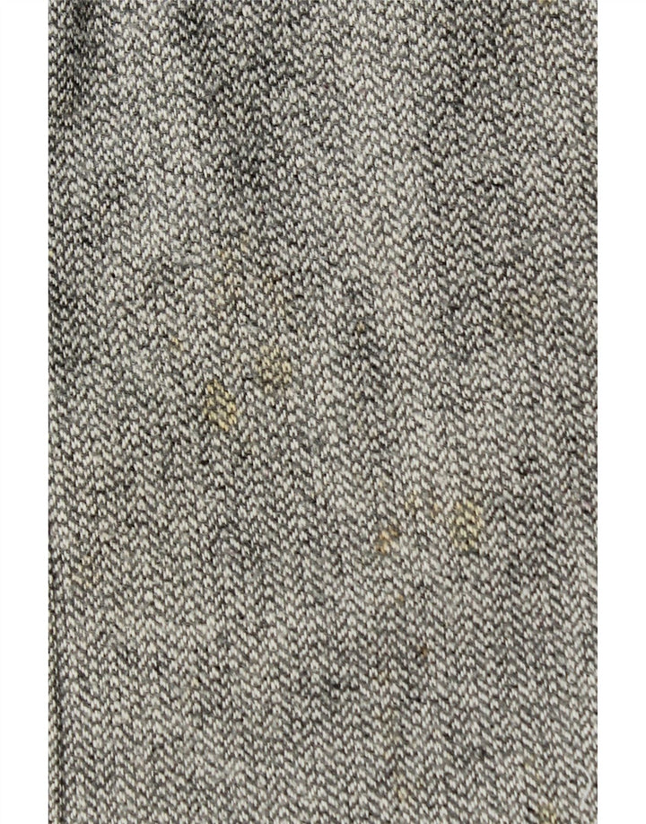 EASTEX Damen Trompetenrock UK 20 2XL W40 Graues Fischgrätenmuster aus Polyester