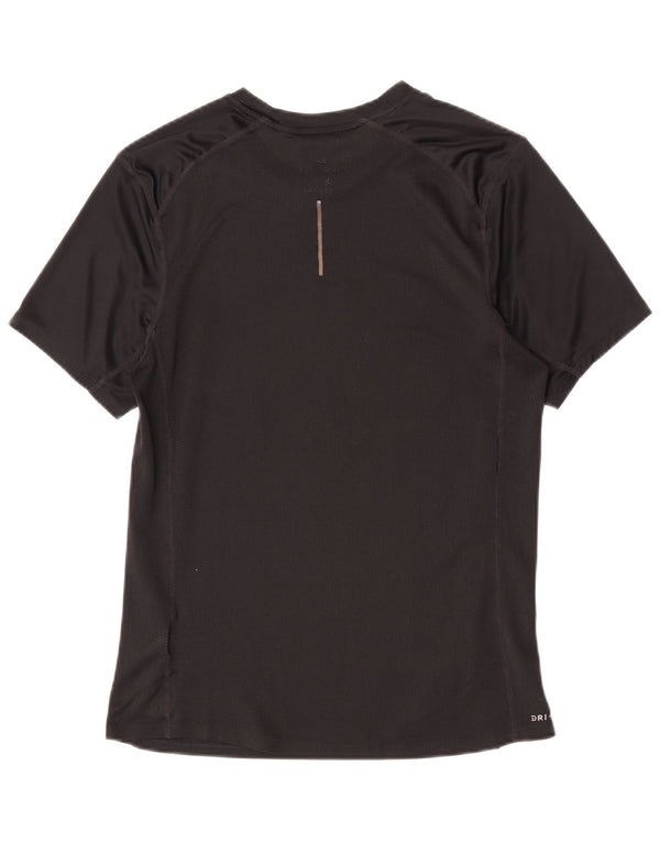 Nike Herren Dri Fit T-Shirt Top Small Schwarz Polyester