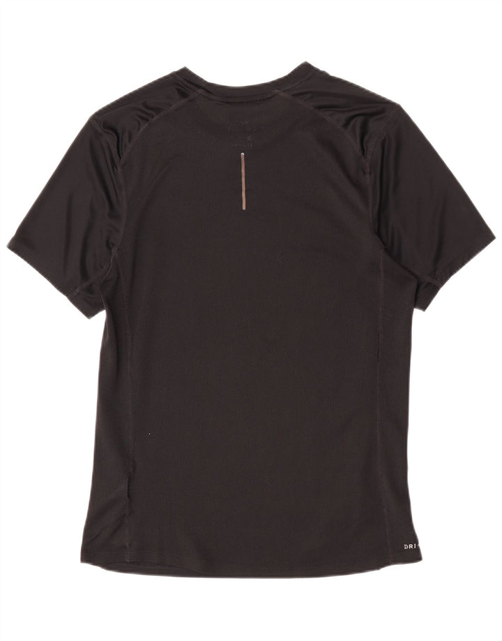Nike Herren Dri Fit T-Shirt Top Small Schwarz Polyester