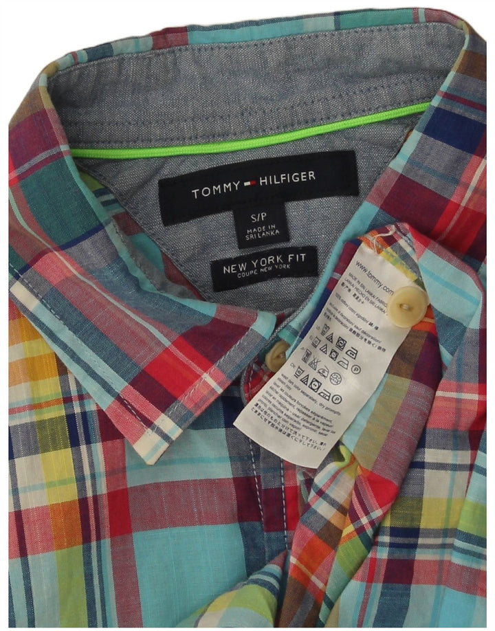 Tommy Hilfiger Herren New York Fit Hemd, klein, mehrfarbig, kariert