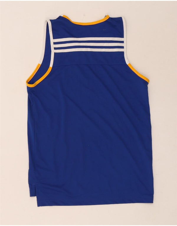 Adidas Jungen Weste Top 13-14 Jahre Blaues Polyester