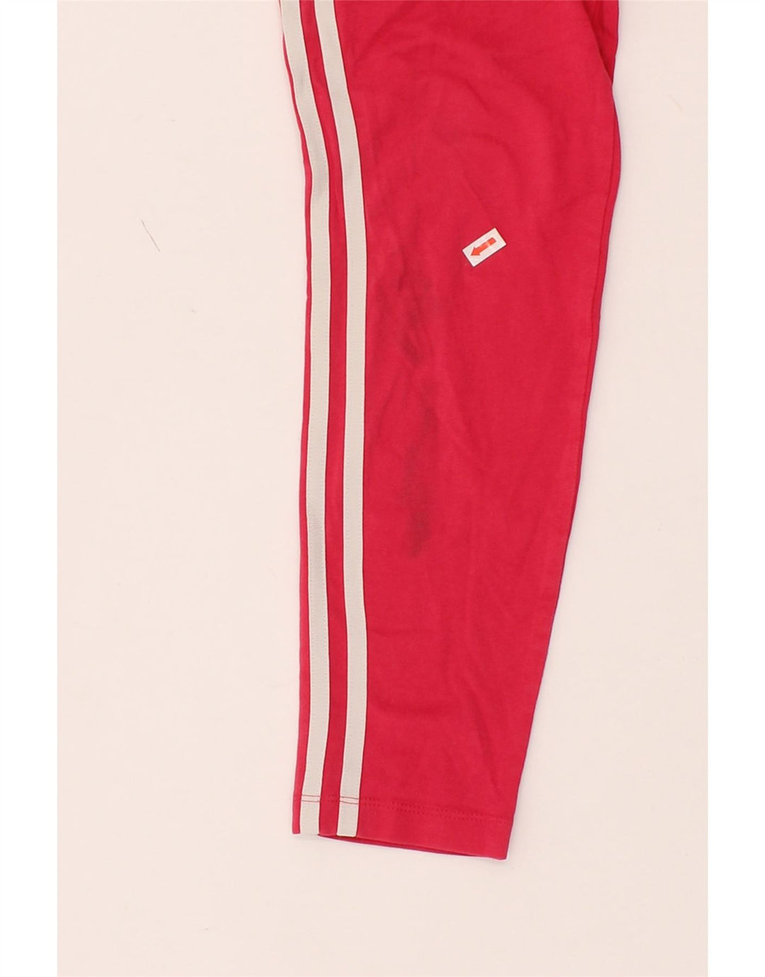 ADIDAS Womens Leggings UK 14 Medium Pink Cotton Vintage Adidas and Second-Hand Adidas from Messina Hembry 