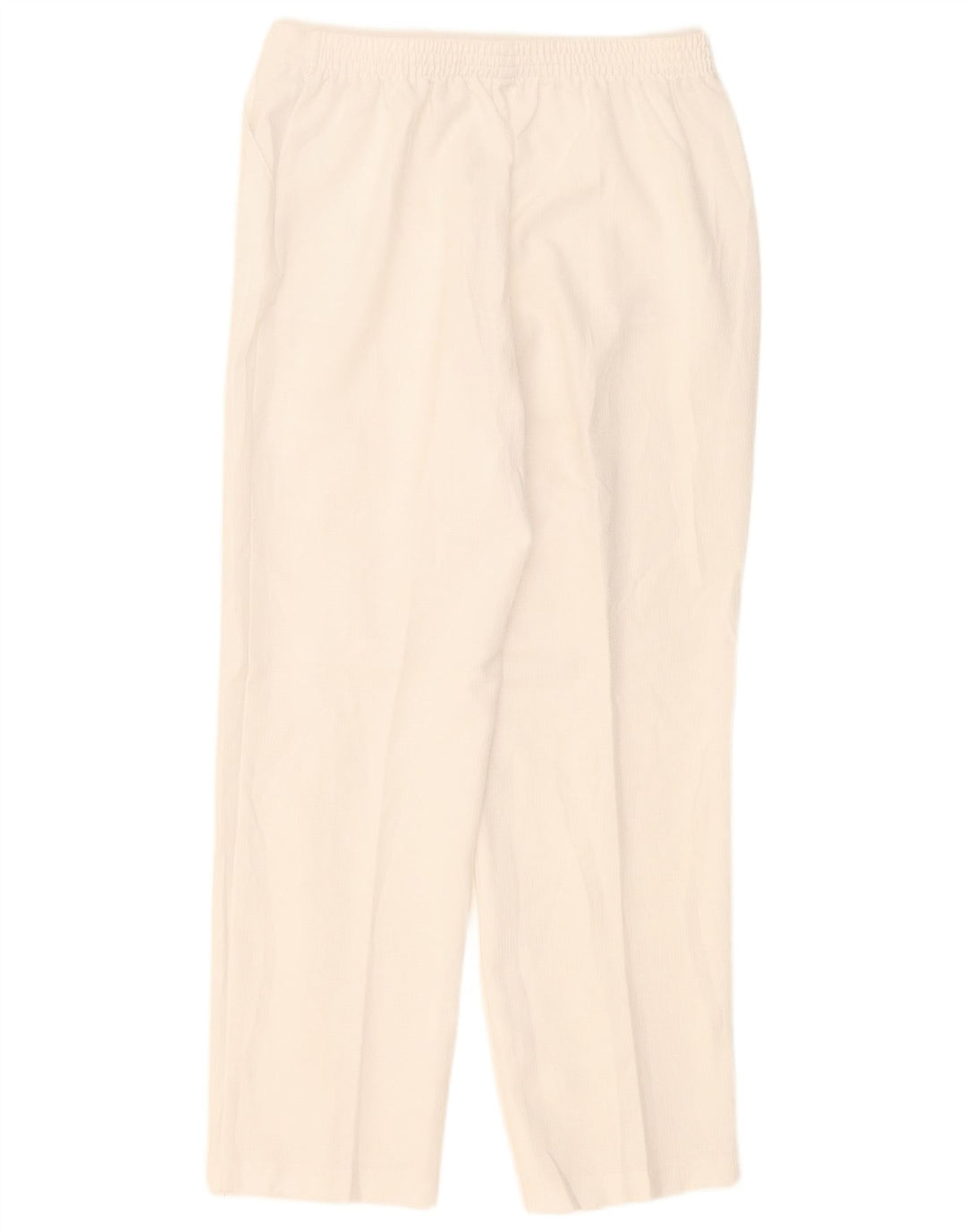 Marks & Spencer Damen Freizeithose UK 14 Large W32 L29 Weiß kariert