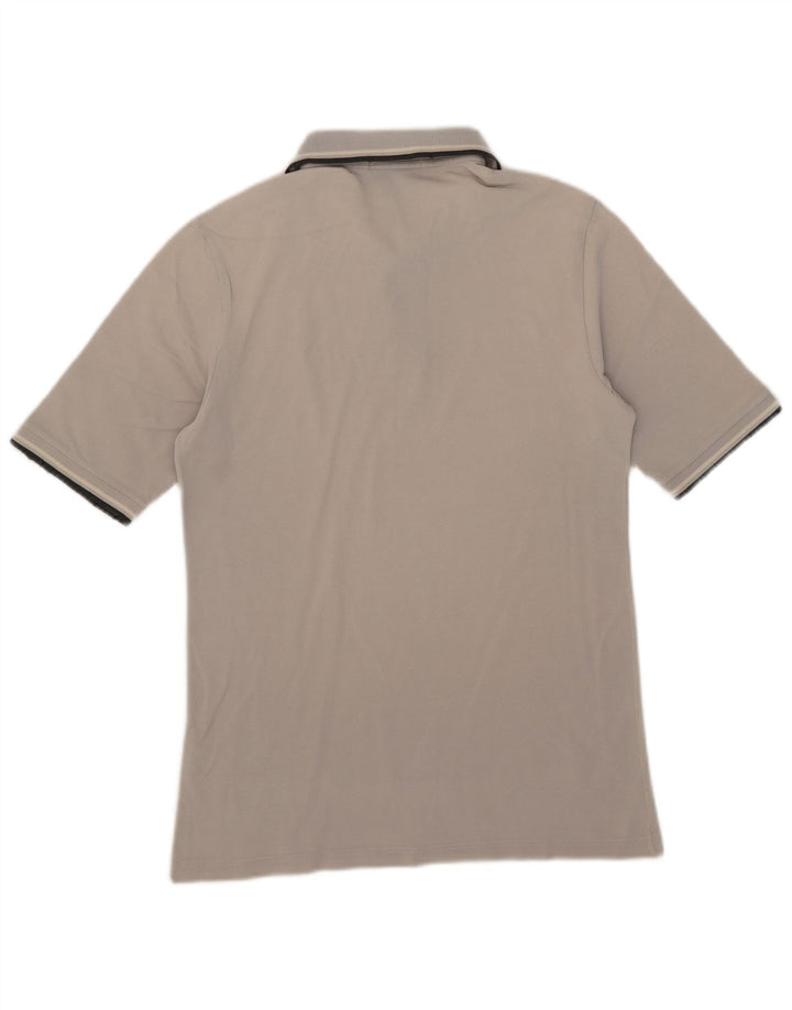Fred Perry Herren-Poloshirt, klein, grau gestreift, Baumwolle