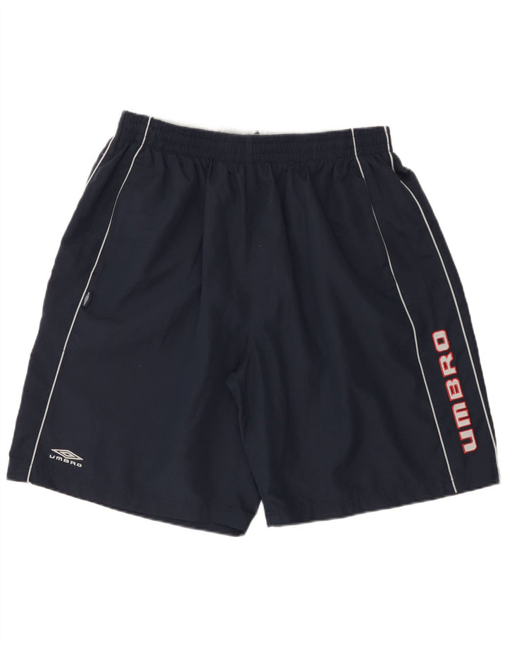 Umbro Herren-Badeshorts mit Grafik, 2XL, Marineblau, Polyester