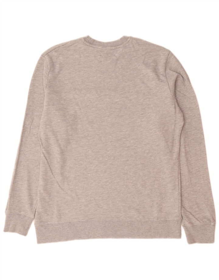 Champion Herren-Sweatshirt mit Grafik, mittelgrau gefleckte Baumwolle