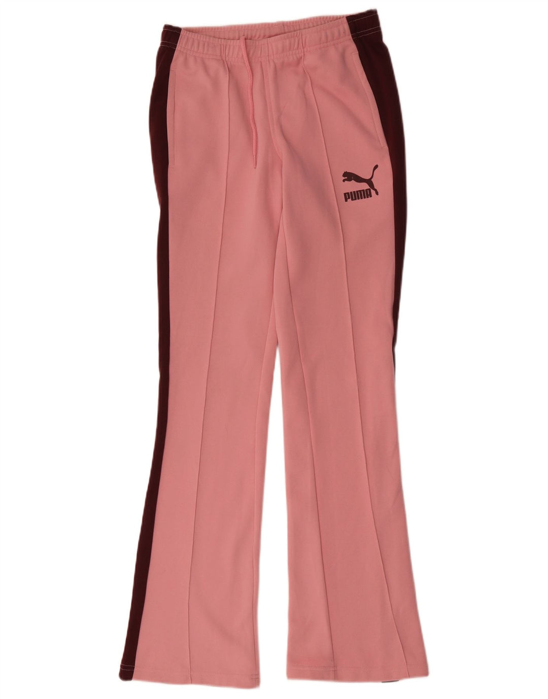Puma Damen-Trainingshose, UK 10, Größe S, rosa, Colourblock-Polyester