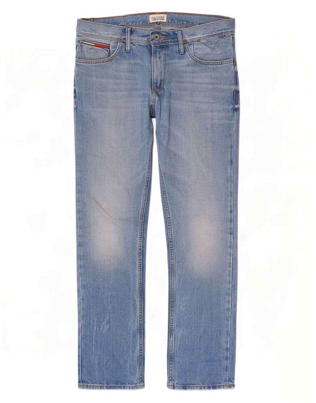 Tommy Hilfiger Herren Slim Jeans W30 L30 Blaue Baumwolle