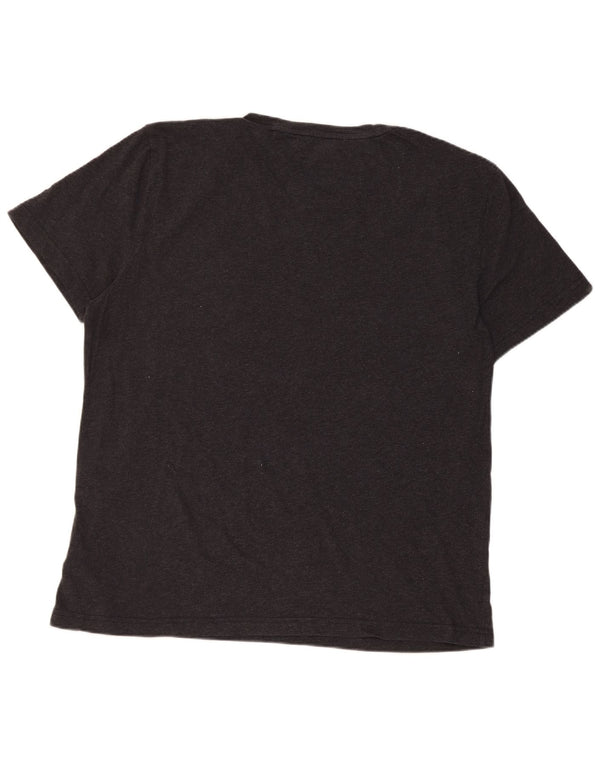 Tommy Hilfiger Mens Graphic T-Shirt Top 2XL Grey Cotton