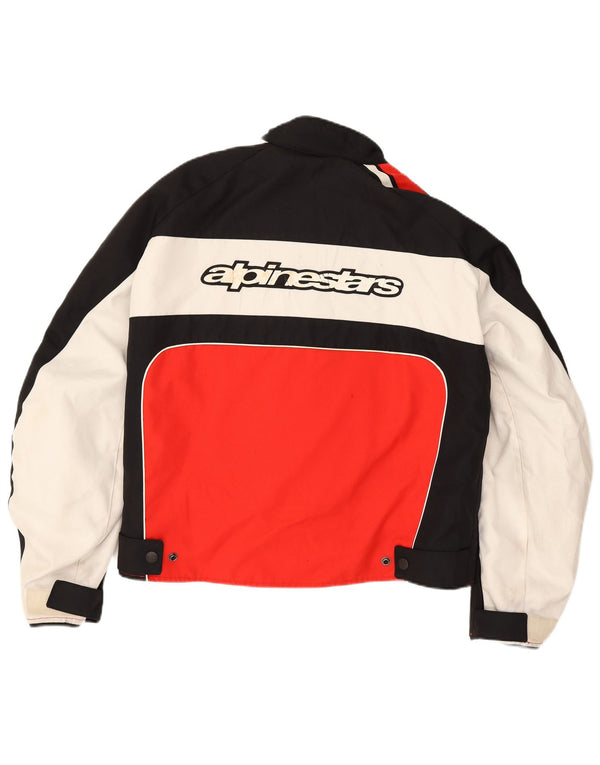 Alpinestars Herren Graphic Racer Jacke UK 42 XL Rot Colourblock Polyester