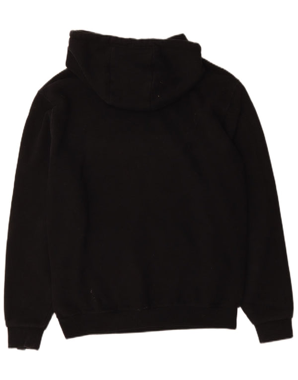 Ellesse Womens Graphic Hoodie Pullover UK 12 Mittelschwarze Baumwolle