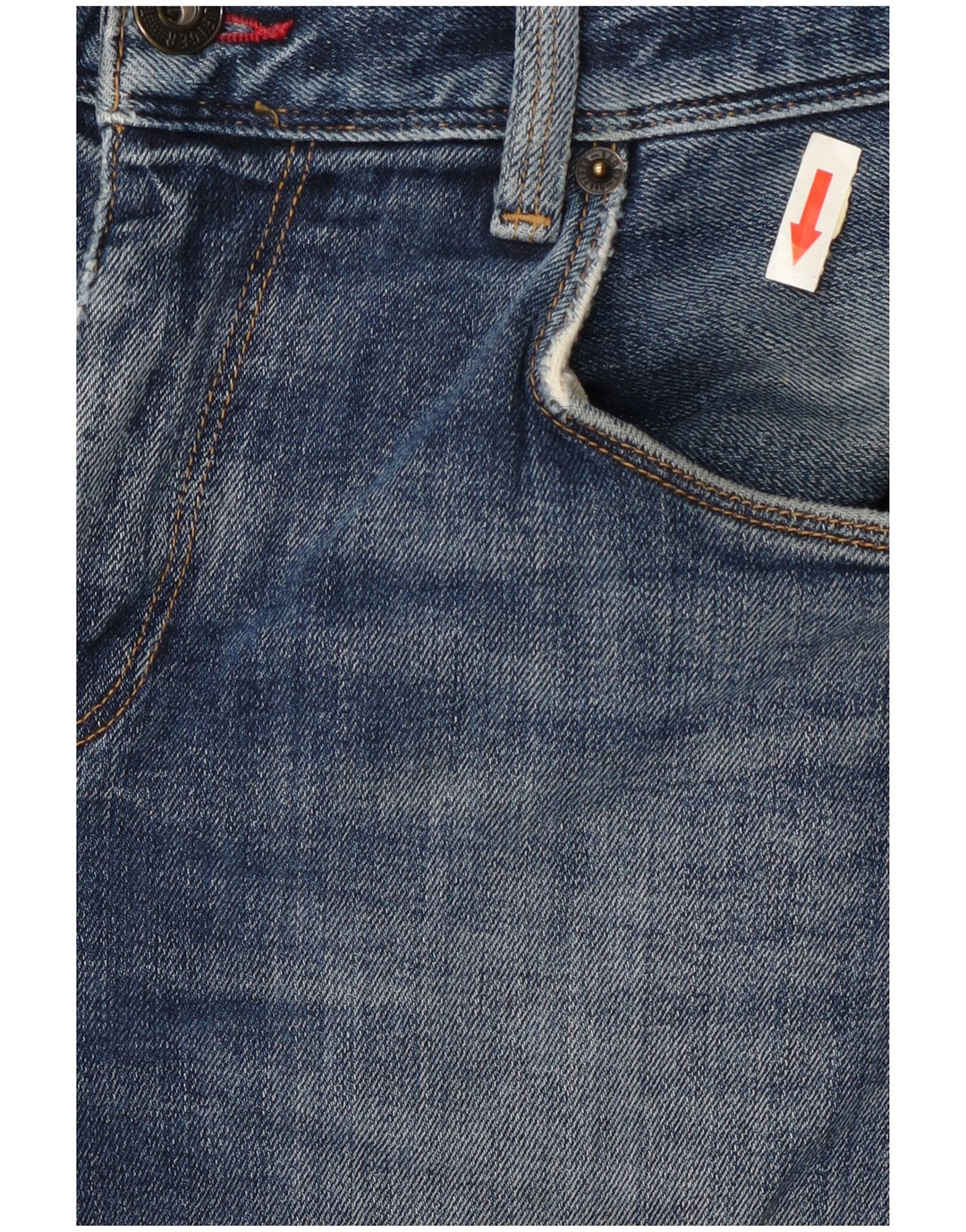 Tommy Hilfiger Herren Slim Jeans W36 L30 Blaue Baumwolle