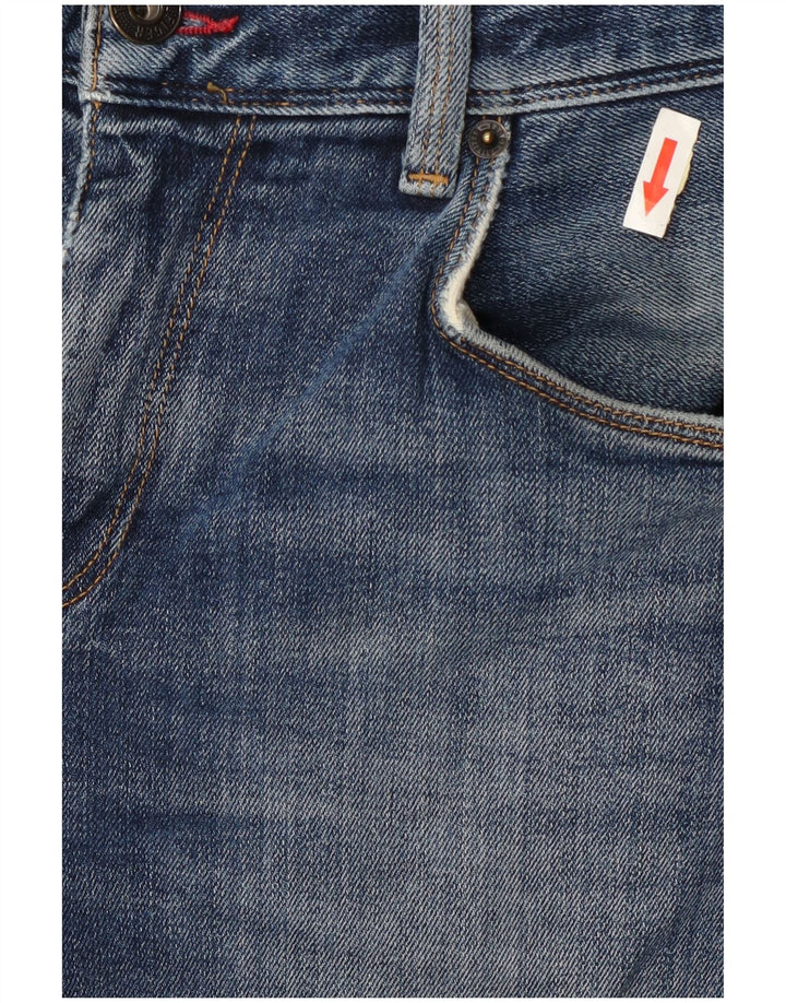 Tommy Hilfiger Herren Slim Jeans W36 L30 Blaue Baumwolle